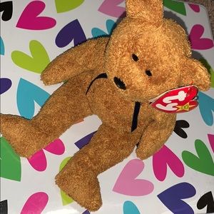 Ty beanie baby fuzz with error